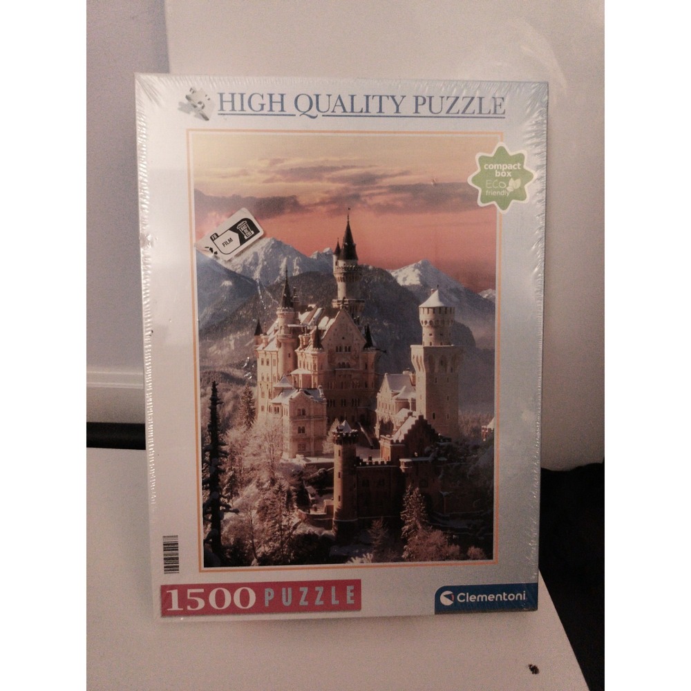 Clementoni 1500 Piece Jigsaw Puzzle Neuschwanstein 23.25" x 33.25" SEALED